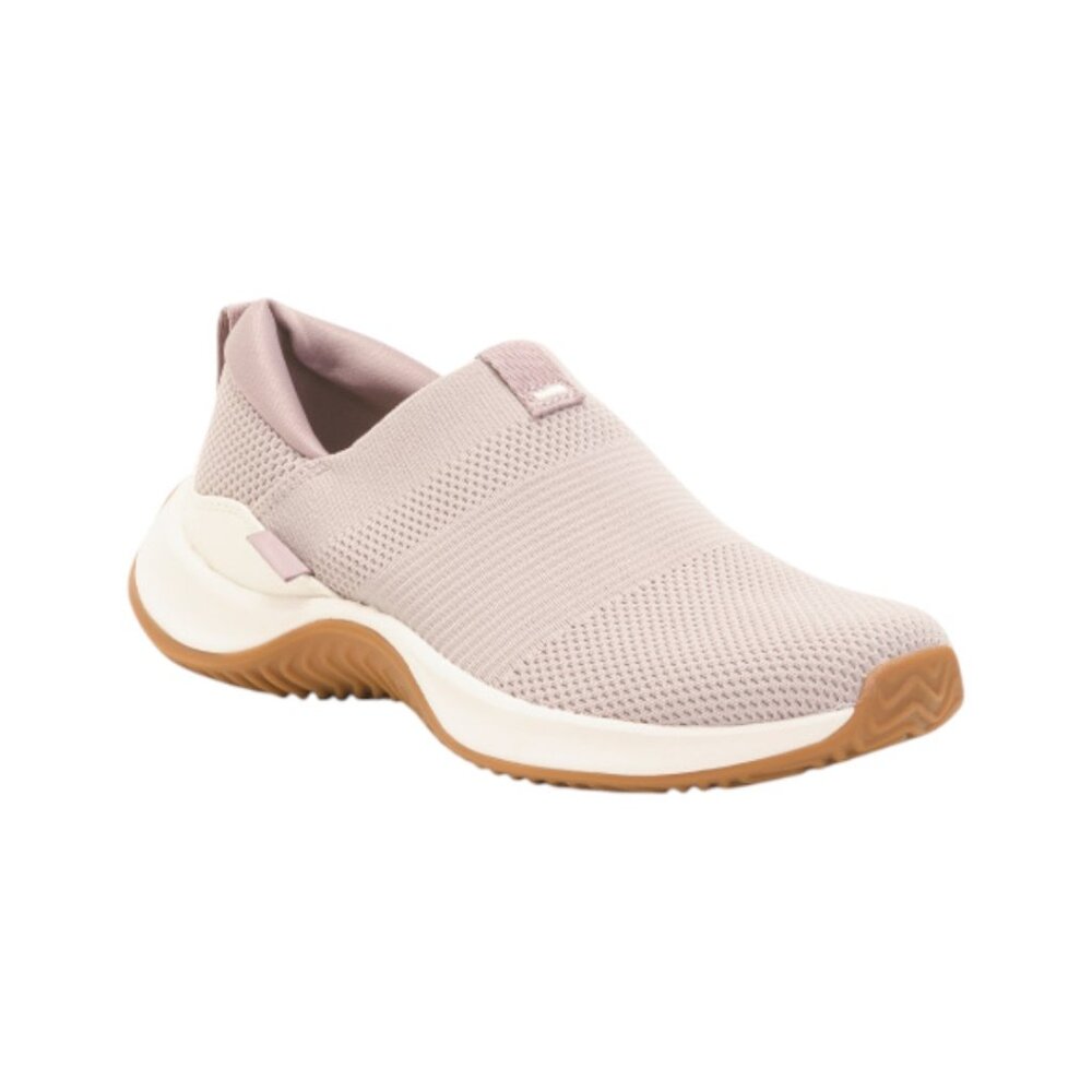 RYKA Purple Wide Encore Knit Slip On Sneakers